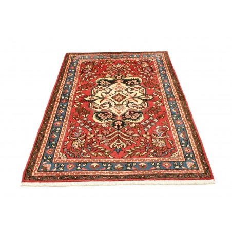 Tappeto Hamadan Persia rosso giallo 110x166