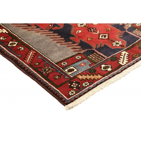Tappeto Hamadan Persia marrone 108x150