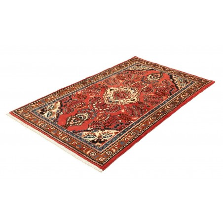 Tappeto Hamadan Persia rosso giallo 105x158