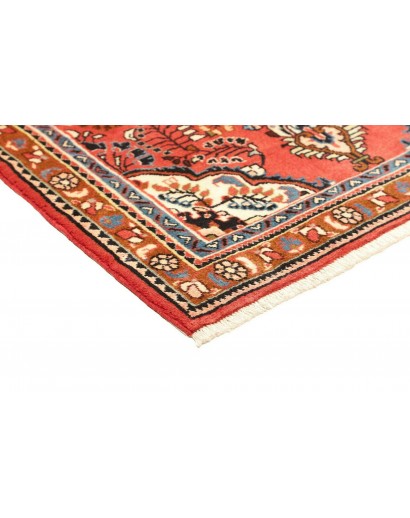 Tappeto Hamadan Persia rosso giallo 105x158