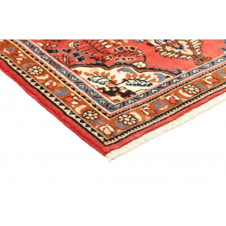 Tappeto Hamadan Persia rosso giallo 105x158