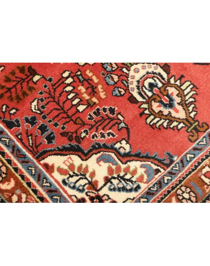 Tappeto Hamadan Persia rosso giallo 105x158
