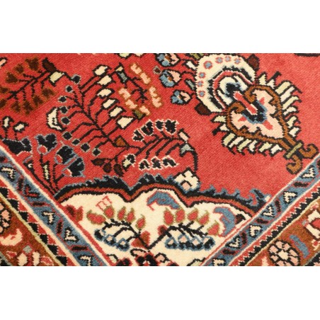 Tappeto Hamadan Persia rosso giallo 105x158