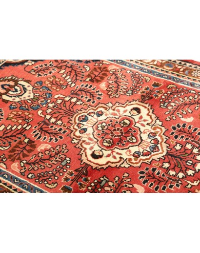 Tappeto Hamadan Persia rosso giallo 105x158