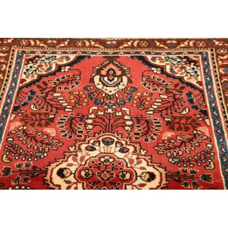 Tappeto Hamadan Persia rosso giallo 105x158