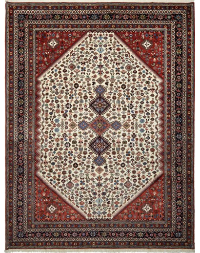 Tappeto Kaschkuli Persia grigio bianco 303x397