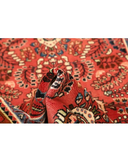 Tappeto Hamadan Persia rosso giallo 105x158