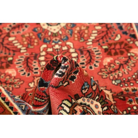Tappeto Hamadan Persia rosso giallo 105x158