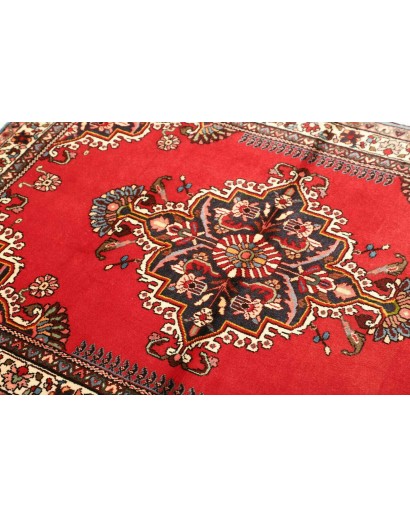 Tappeto Hamadan Persia marrone grigio 111x143