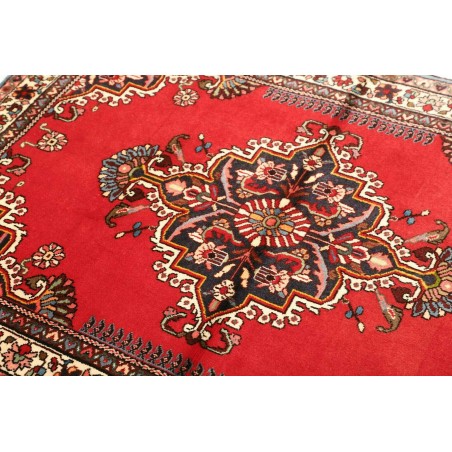 Tappeto Hamadan Persia marrone grigio 111x143