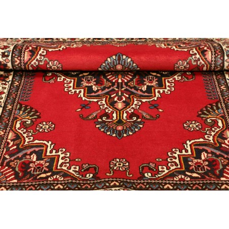 Tappeto Hamadan Persia marrone grigio 111x143