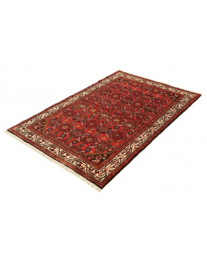 Tappeto Hamadan Persia marrone giallo 105x154