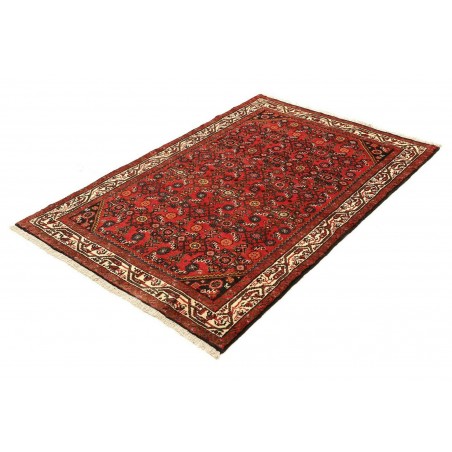 Tappeto Hamadan Persia marrone giallo 105x154