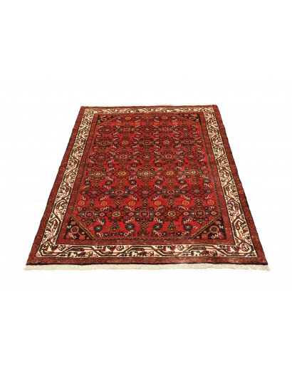 Tappeto Hamadan Persia marrone giallo 105x154