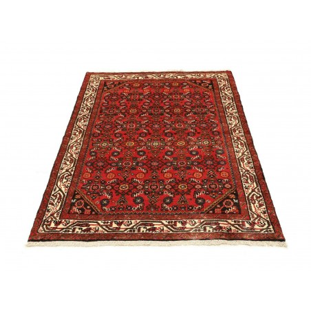 Tappeto Hamadan Persia marrone giallo 105x154