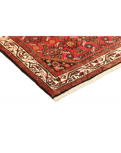 Tappeto Hamadan Persia marrone giallo 105x154