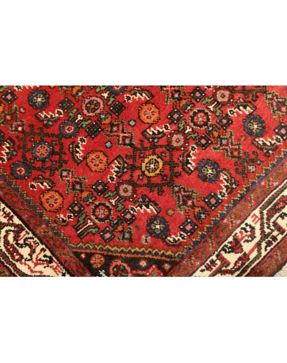 Tappeto Hamadan Persia marrone giallo 105x154