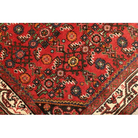 Tappeto Hamadan Persia marrone giallo 105x154