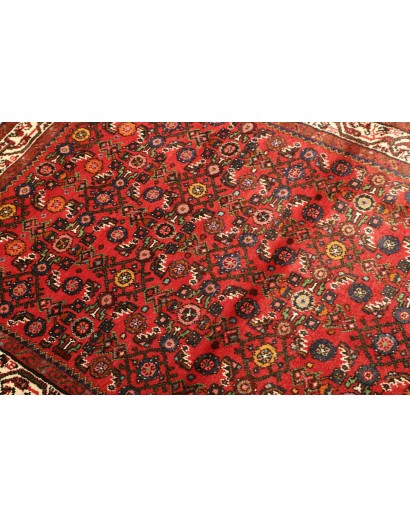 Tappeto Hamadan Persia marrone giallo 105x154