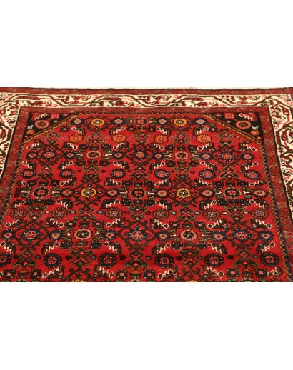 Tappeto Hamadan Persia marrone giallo 105x154