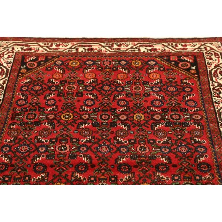 Tappeto Hamadan Persia marrone giallo 105x154