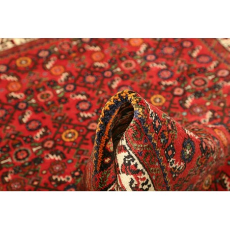 Tappeto Hamadan Persia marrone giallo 105x154