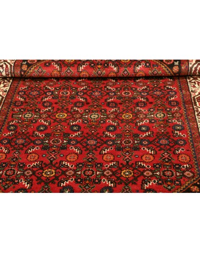 Tappeto Hamadan Persia marrone giallo 105x154
