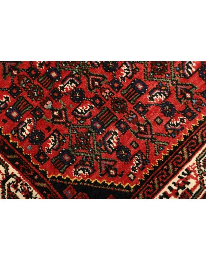 Tappeto Hamadan Persia blu giallo 104x157