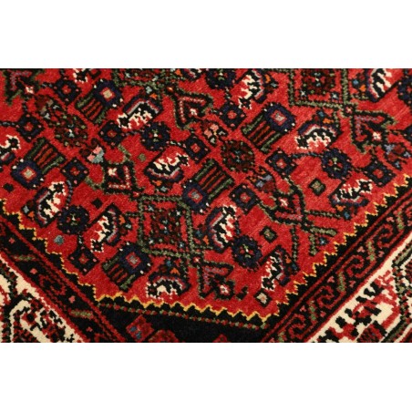 Tappeto Hamadan Persia blu giallo 104x157