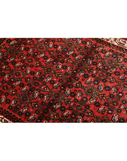 Tappeto Hamadan Persia blu giallo 104x157