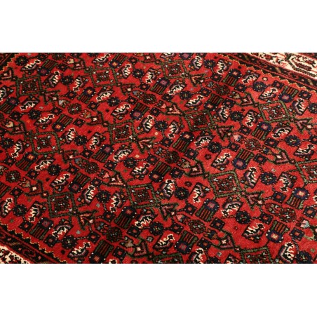 Tappeto Hamadan Persia blu giallo 104x157