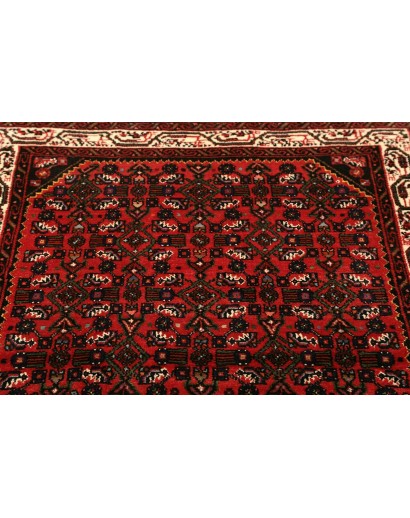 Tappeto Hamadan Persia blu giallo 104x157