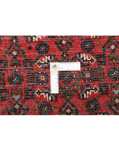 Tappeto Hamadan Persia blu giallo 104x157