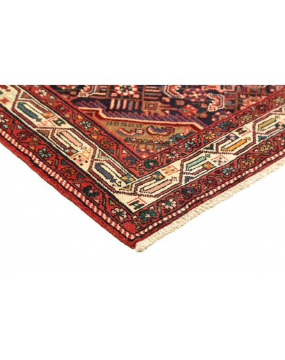 Tappeto Hamadan Persia grigio marrone 112x175