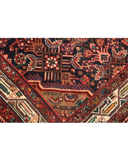 Tappeto Hamadan Persia grigio marrone 112x175