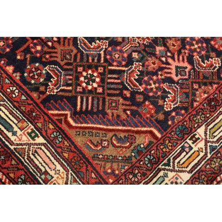Tappeto Hamadan Persia grigio marrone 112x175