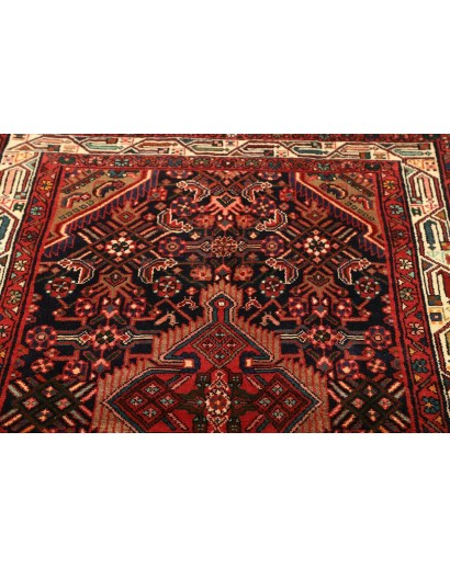 Tappeto Hamadan Persia grigio marrone 112x175