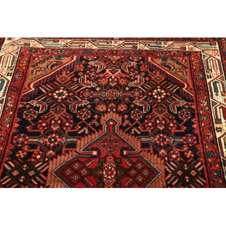 Tappeto Hamadan Persia grigio marrone 112x175