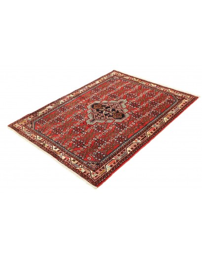 Tappeto Hamadan Persia marrone grigio 108x148
