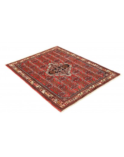 Tappeto Hamadan Persia marrone grigio 108x148