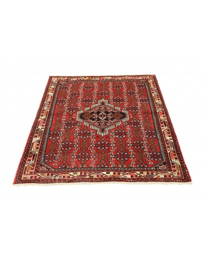 Tappeto Hamadan Persia marrone grigio 108x148