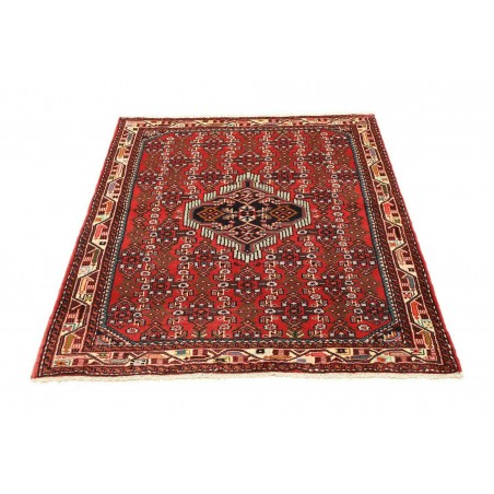 Tappeto Hamadan Persia marrone grigio 108x148