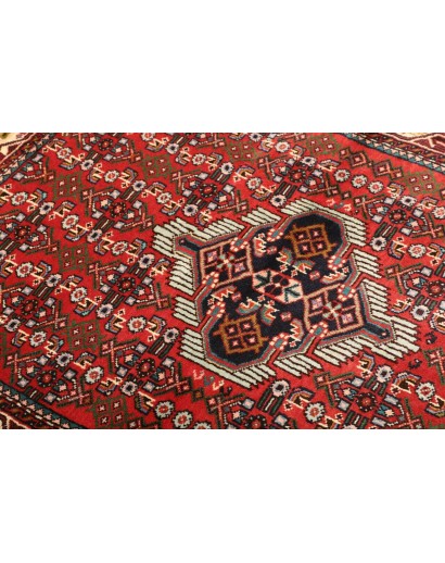 Tappeto Hamadan Persia marrone grigio 108x148
