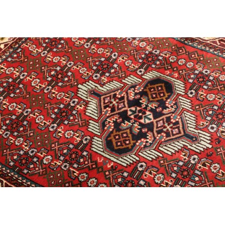 Tappeto Hamadan Persia marrone grigio 108x148