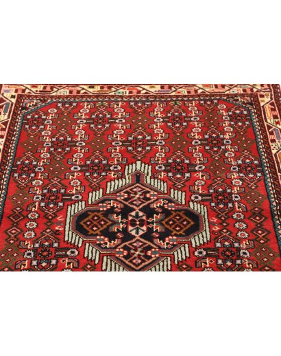 Tappeto Hamadan Persia marrone grigio 108x148