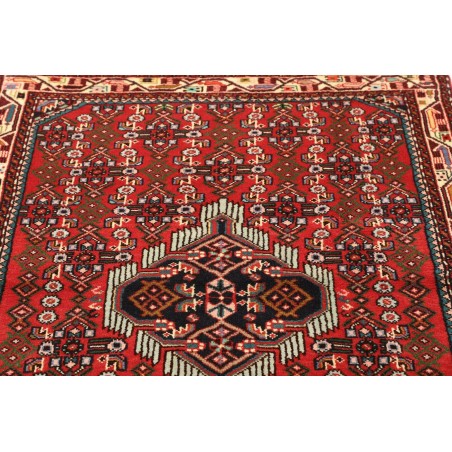 Tappeto Hamadan Persia marrone grigio 108x148