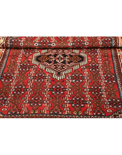 Tappeto Hamadan Persia marrone grigio 108x148