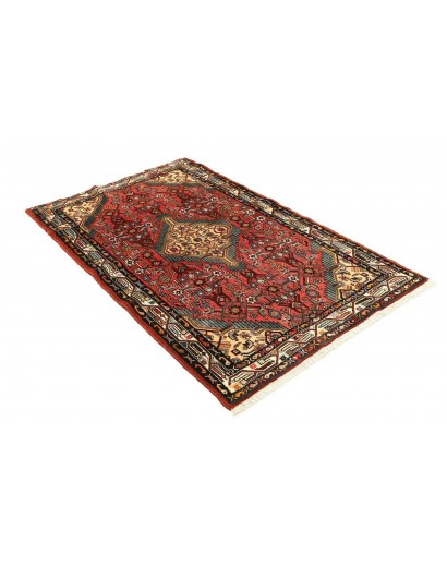 Tappeto Hamadan Persia grigio marrone 103x168