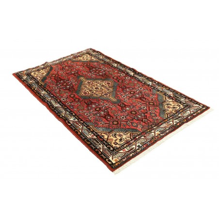 Tappeto Hamadan Persia grigio marrone 103x168