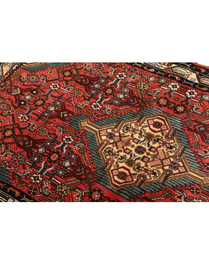 Tappeto Hamadan Persia grigio marrone 103x168